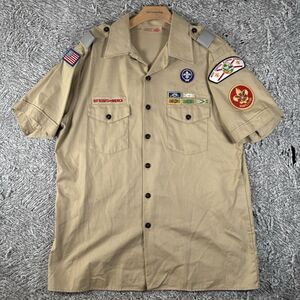 Boy Scout of America Official Mens Shirt Size Large WEST CENTRAL FLORIDA COUNCIL